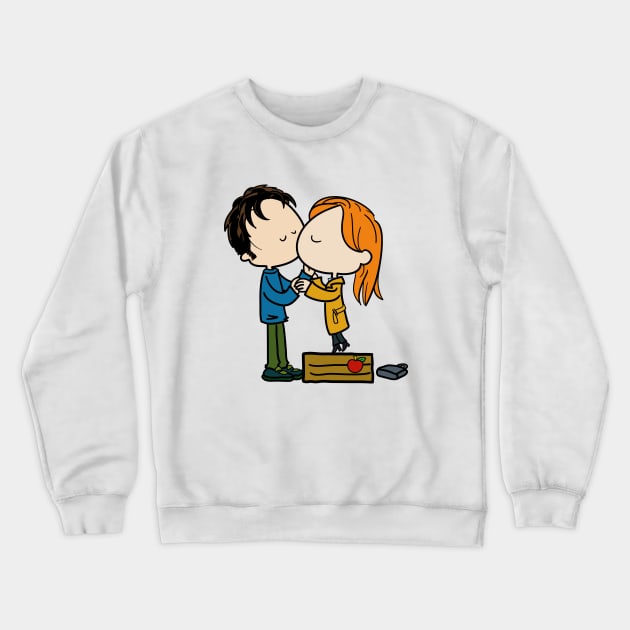 Kiss on the applebox Crewneck Sweatshirt by worrynet